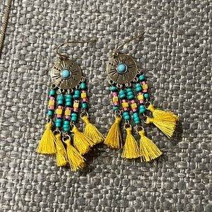 Brand new express necklaces and earrings to match